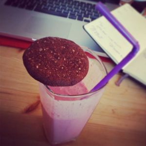 Smoothie mit Schokokeks