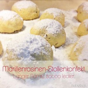 Marillenrosinen-Stollenkonfekt